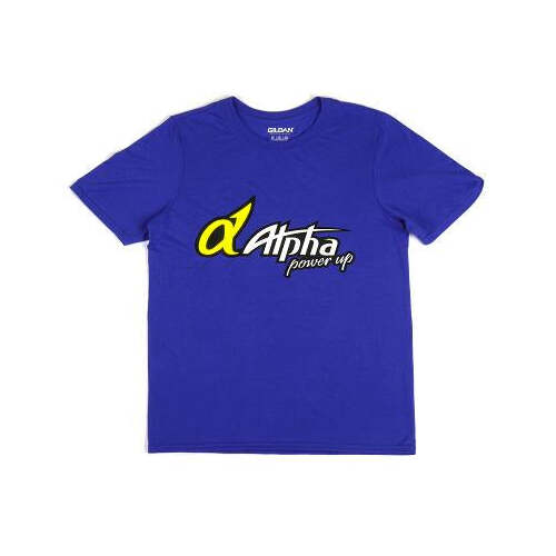 Alpha Plus T-shirt M-Size(Blue)