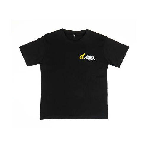 Alpha Plus T-shirt XXXXXL-Size(Black)