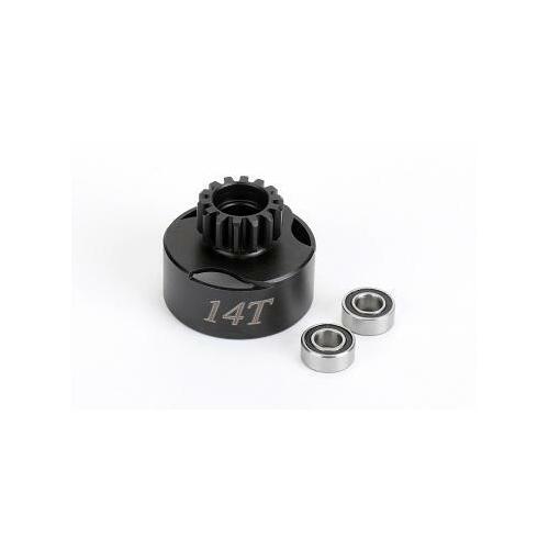 Alpha Clutch Bell 14T with vented + Bearing 5*10mm(2pcs)