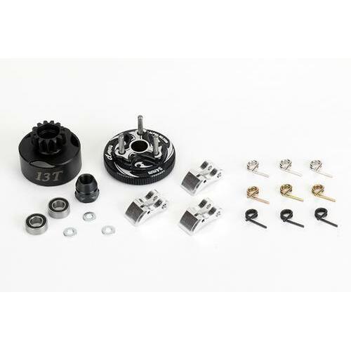 Alpha Clutch Bell COMBO SET (13T, bearings, flywheel, clutch shoes, springs, nut)