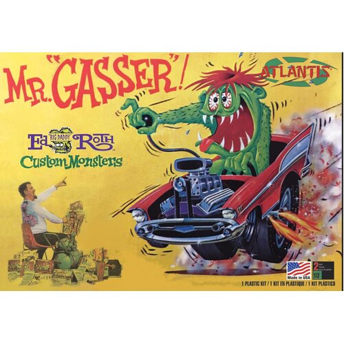 Atlantis 1/25 Ed Roth Mr. Gasser Plastic Model Kit