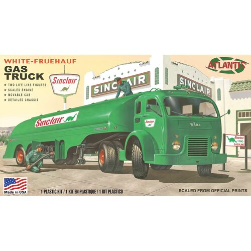 Atlantis 1/48 Vintage Gas Truck Sinclair/US Army Plastic Model Kit