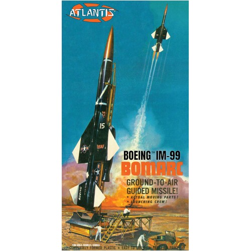 Atlantis 1/56 Boeing IM-99 Bomarc Missile with Launch Platform Plastic Model Kit