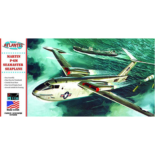 Atlantis 1/136 US Navy P6M Seamaster with Swivel Stand [H244]