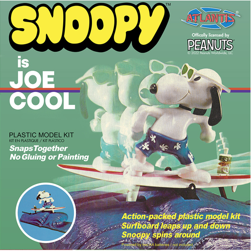 Atlantis Snoopy Is Joe Cool Plastic Model Kit [M7502]