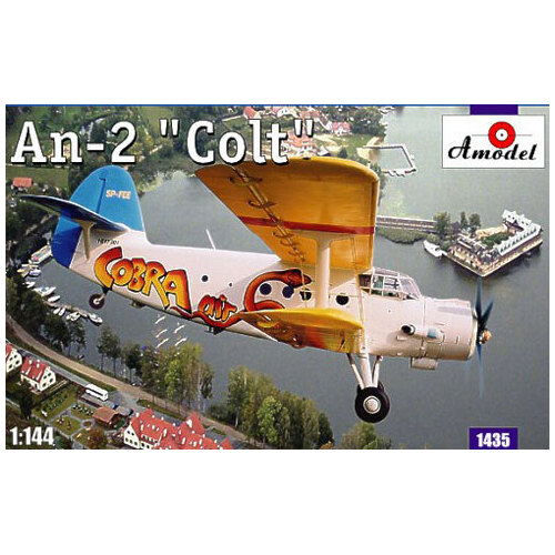 Amodel 1/144 An-2 Cobra Plastic Model Kit [1435]