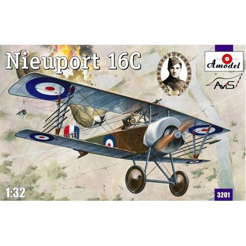 Amodel 1/32 Nieuport 16C (A134) Plastic Model Kit [3201]