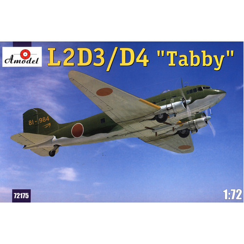 Amodel 1/72 L2D3/D4 Tabby Plastic Model Kit [72175]