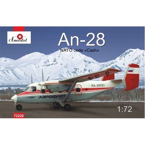 Amodel 1/72 An-28 NATO code CASH Plastic Model Kit [72226]