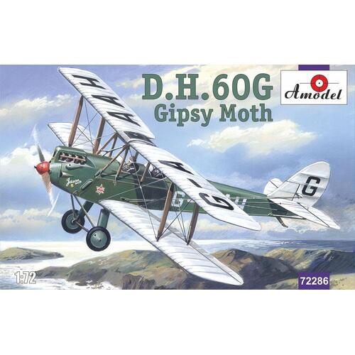 Amodel 1/72 D.H.60G Gipsy Moth Plastic Model Kit [72286]