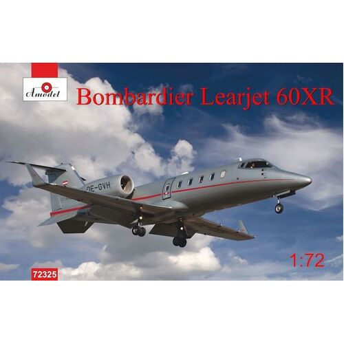 Amodel 1/72 Learjet 60XR Vista Plastic Model Kit [72325]