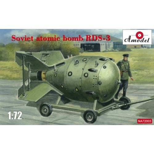 Amodel 1/72 Soviet atom bomb RDS-3 Plastic Model Kit [NA72003]