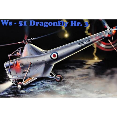 AMP 1/48 WS-51 Dragonfly Hr3 Plastic Model Kit [48004]