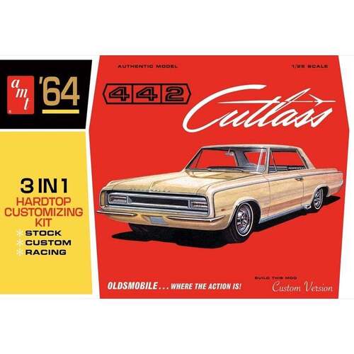 AMT 1/25 1964 Olds Cutlass 442 Hardtop Plastic Model Kit