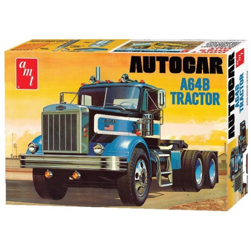 AMT 1/25 Autocar A64B Semi Tractor Plastic Model Kit