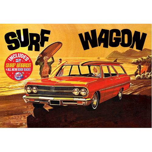 AMT 1/25 1965 Chevelle "Surf Wagon" Plastic Model Kit