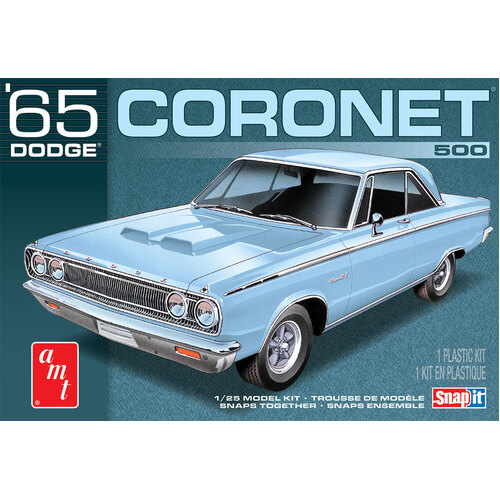 AMT 1/25 1965 Dodge Coronet (Snap) 2T Plastic Model Kit