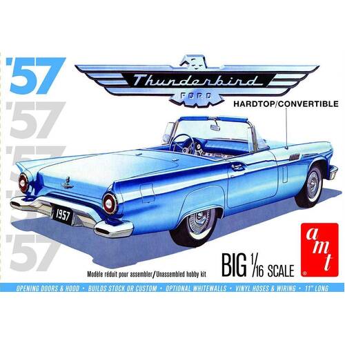 AMT 1/16 1957 Ford Thunderbird 2T Plastic Model Kit