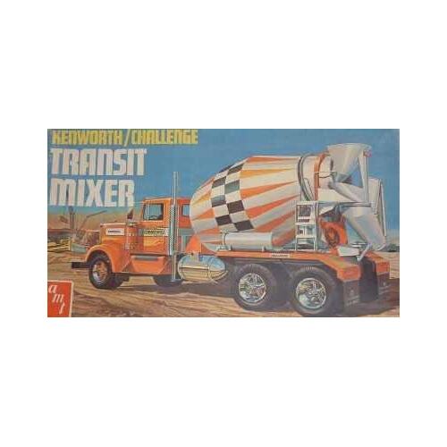 AMT 1/25 Kenworth /Challenge Transit Cement Mixer Plastic Model Kit