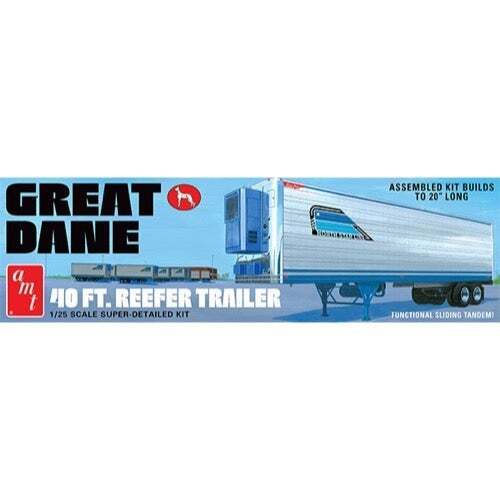 AMT 1/25 Great Dane 40' Reefer Trailer (Coors) Plastic Model Kit