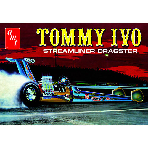 AMT 1/25 Tommy Ivo Streamliner Dragster Plastic Model Kit