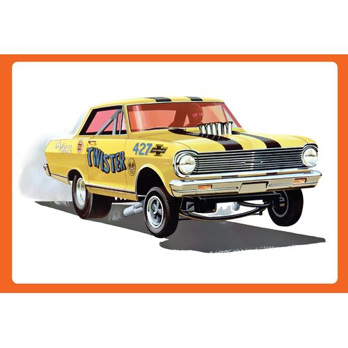 AMT 1/25 1965 Chevy II Nova AWB "Twister" Plastic Model Kit