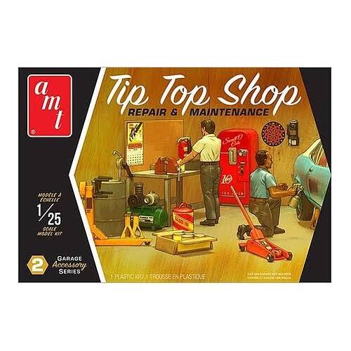 AMT 1/25 Garage Accessory Set #2 Tip Top Shop