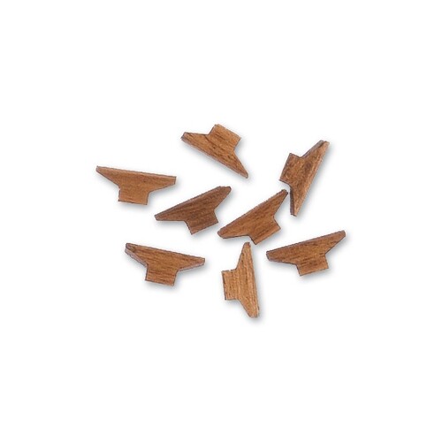 Artesania Cleat 6 x 12mm Walnut (8) Wooden Ship Accessory [8584]