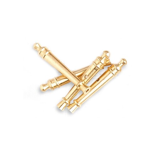 Artesania Cannon 6mm x 35mm Brass (4) Wooden Ship Accessory [8639]