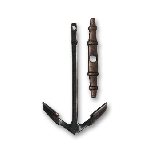 Artesania Anchor With Trap 35.0 x 55.0mm (2) Wooden Ship Accessory [8708]