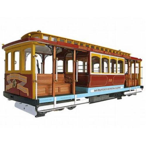 Artesania 1/22 San Francisco "California Street" Cable Car Wooden Model [20331]