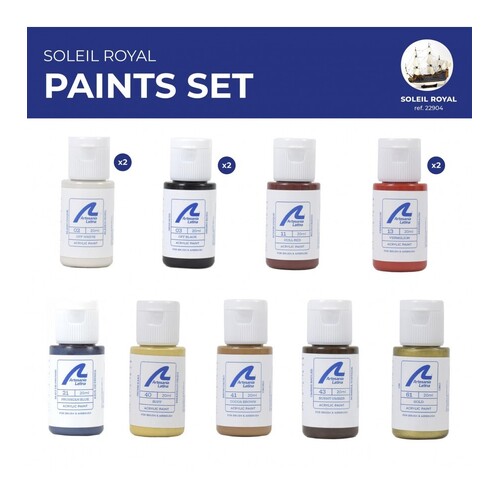 Artesania Paint Set for Ship Model #22904 Soleil Royal