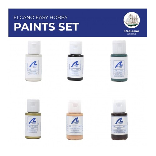 Artesania Paint Set for Model #22260 J.S Elcano