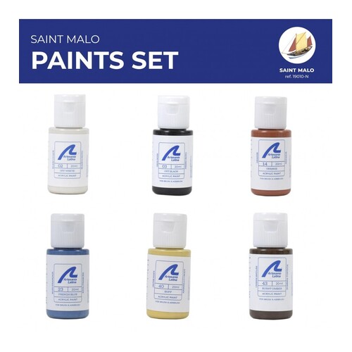 Artesania Paint Set for Ship Model #19010 Saint Malo