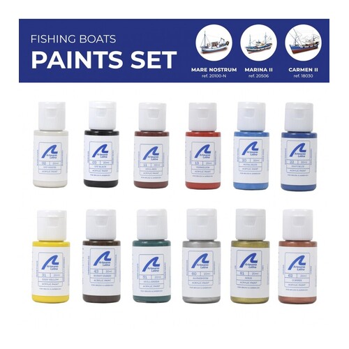 Artesania Paint Set for Fishing Boats #18030 #20100 & #20506