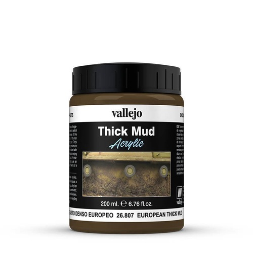 Vallejo Diorama Effects European Thick Mud 200ml [26807]