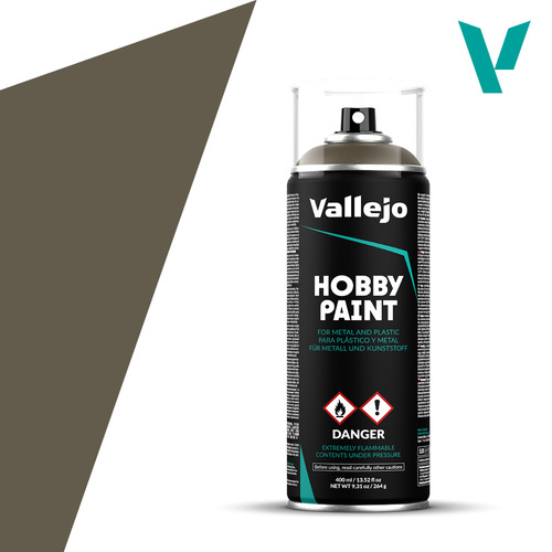 Vallejo Aerosol US Olive Drab 400ml Hobby Spray Paint [28005]