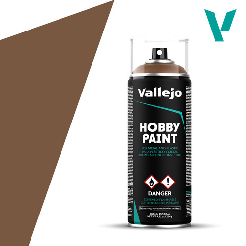 Vallejo Aerosol Beasty Brown 400ml Hobby Spray Paint [28019]