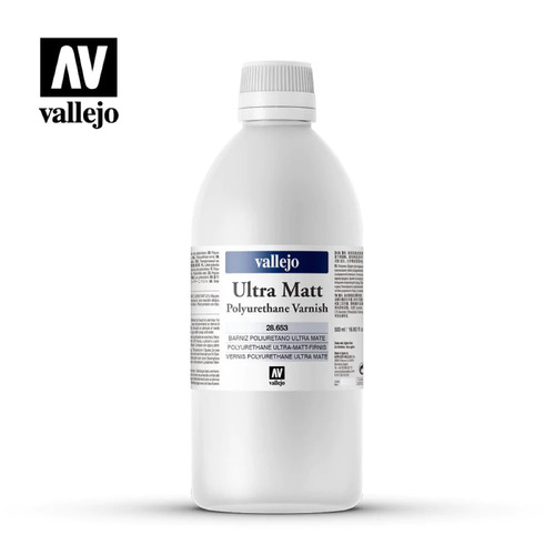 Vallejo Ultra Matt Polyurethane Varnish 500ml [28653] [28653]