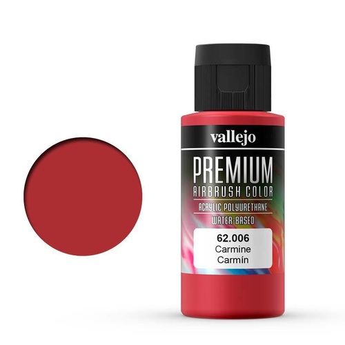 Vallejo Premium Colour Carmine 60 ml Acrylic Airbrush Paint [62006]