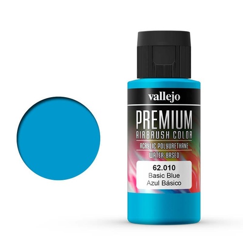 Vallejo Premium Colour Basic Blue 60 ml Acrylic Airbrush Paint [62010]