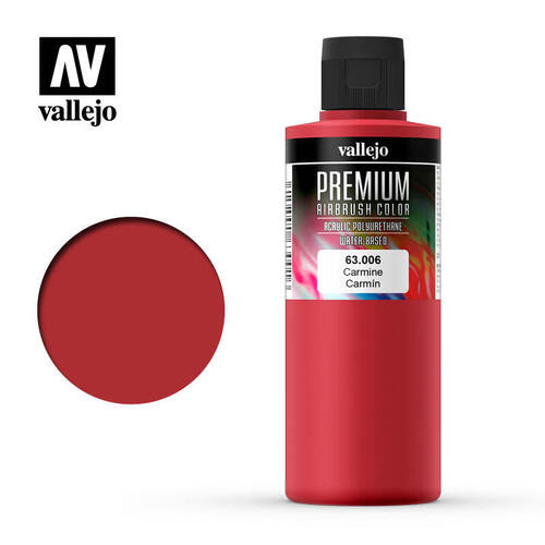 Vallejo Premium Color Carmíne 200 ml. [63006]