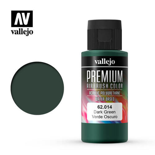 Vallejo Premium Color Dark Green 200 ml. [63014]