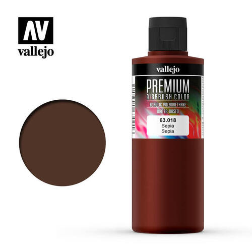 Vallejo Premium Color Sepia 200 ml. [63018]