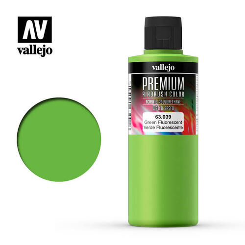 Vallejo Premium Color Green Fluo 200 ml. [63039]