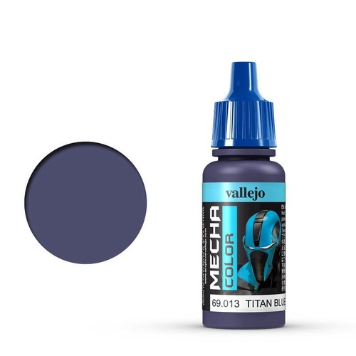 Vallejo Mecha Colour Titan Blue 17ml Acrylic Airbrush Paint [69013]