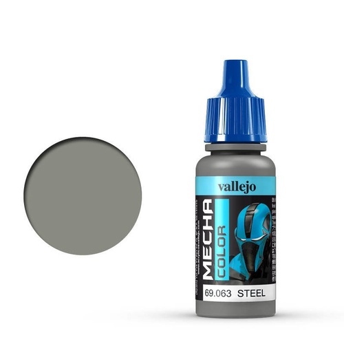 Vallejo Mecha Colour Steel 17ml Acrylic Airbrush Paint [69063]