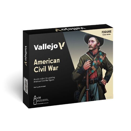 Vallejo Model Colour: American Civil War (16 Colours) Acrylic Paint Set