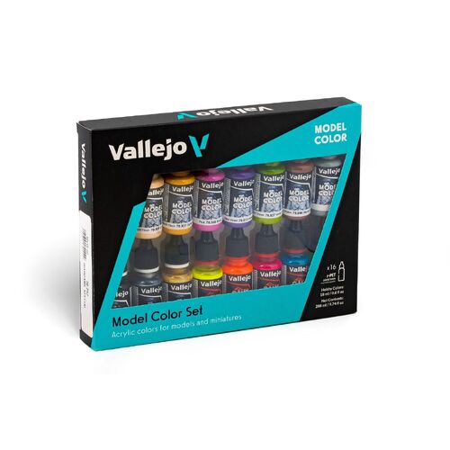 Vallejo Model Colour: Wargame Special (16 Colours) Acrylic Paint Set