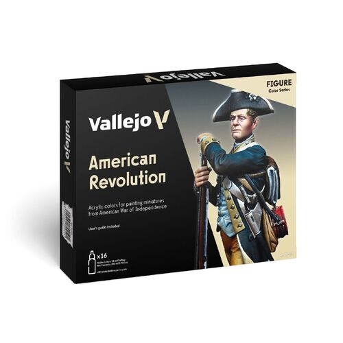 Vallejo Model Colour: American Revolution (16 Colours) Acrylic Paint Set